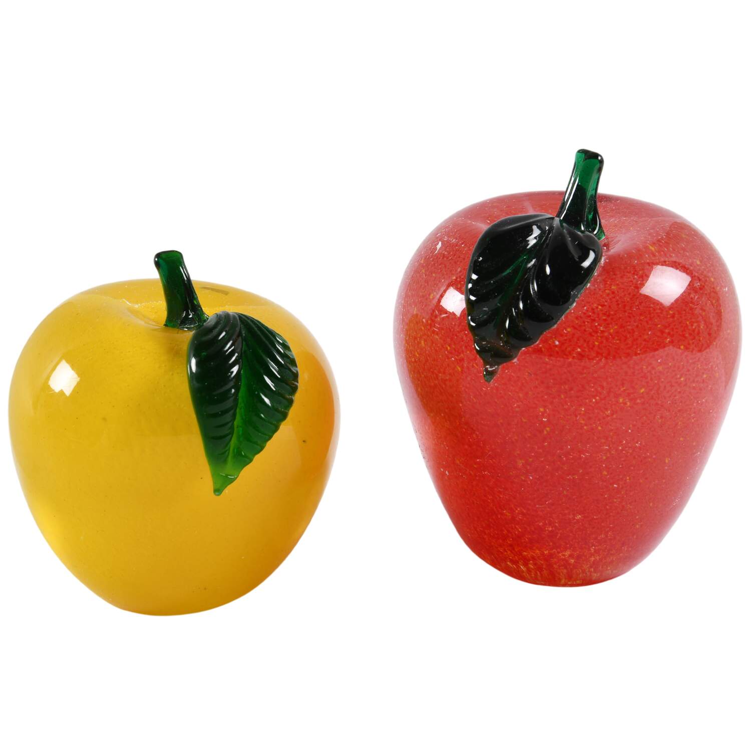 Lenox Art Glass Figurines Delicious Harvest-Apple Pair - Boxed by Lenox-1
