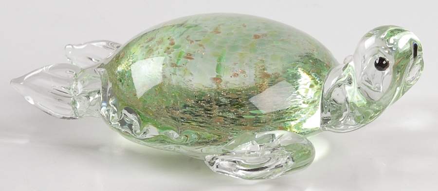 Lenox Art Glass Figurines Sea Baby-Turtle - No Box by Lenox-1