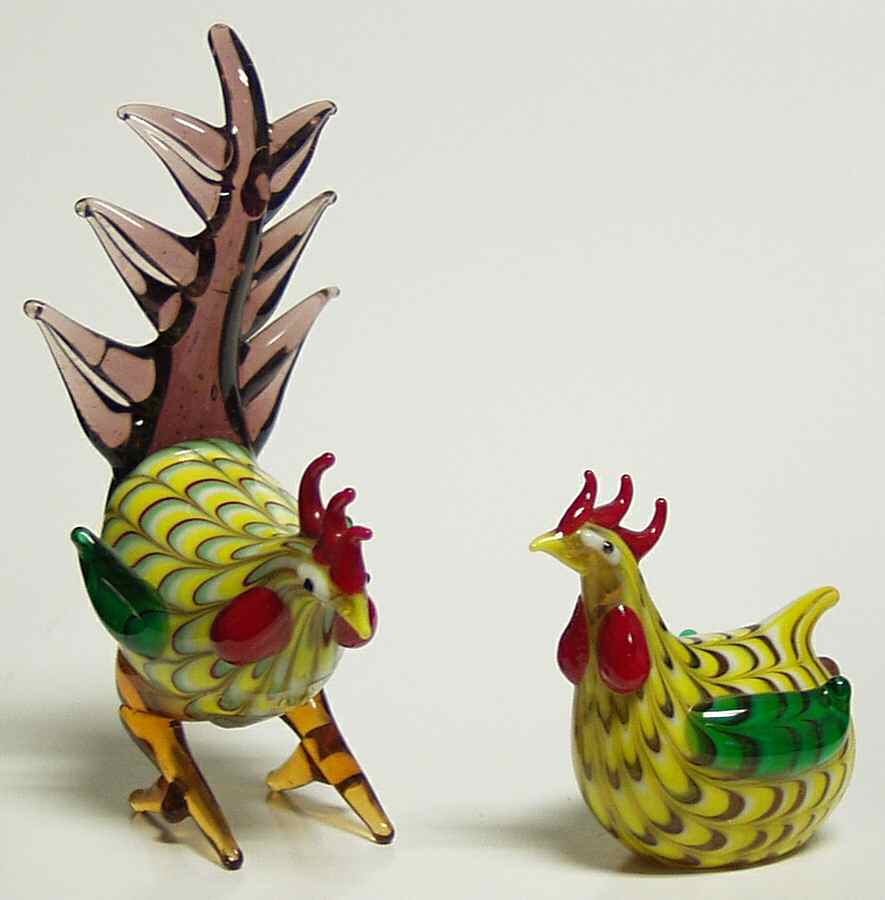 Lenox Art Glass Figurines Barnyard Brilliance - Boxed by Lenox-1