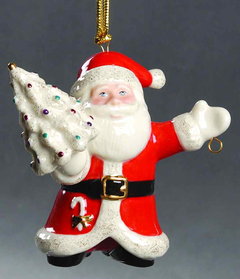 Tree Charmer Ornaments Santa Ornament - Boxed by Lenox-1