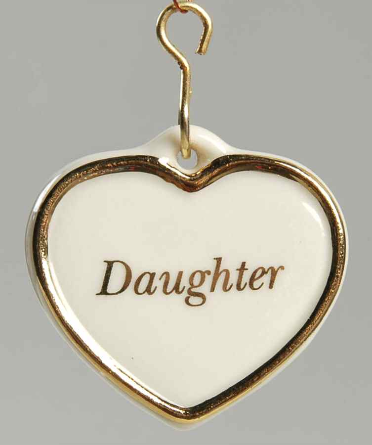 Tree Charmer Ornaments Daughter Charm-Heart - No Box by Lenox-1