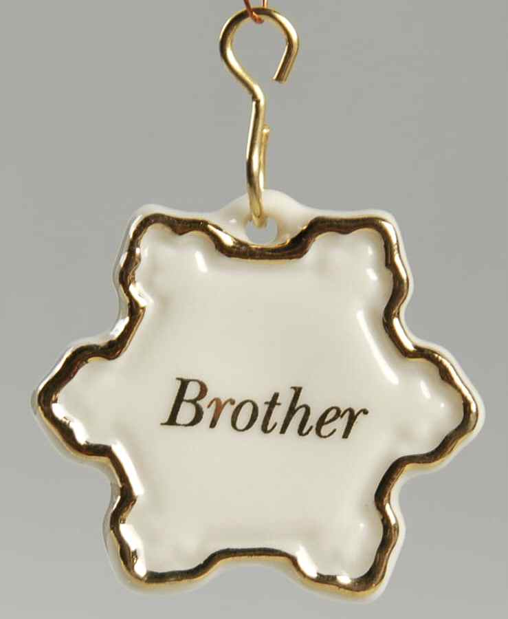 Tree Charmer Ornaments Brother Charm-Snowflake - No Box by Lenox-1