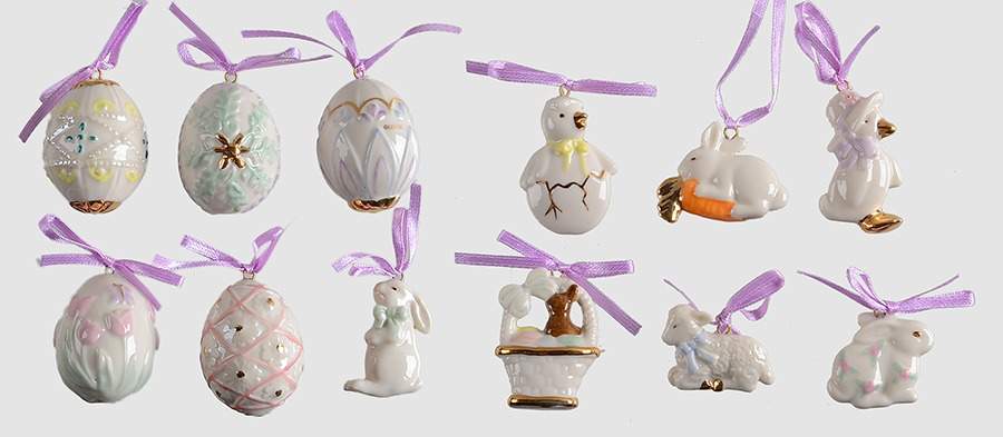 Easter Ornament Tree Boxed Set/12 Ornaments - Boxed by Lenox-1
