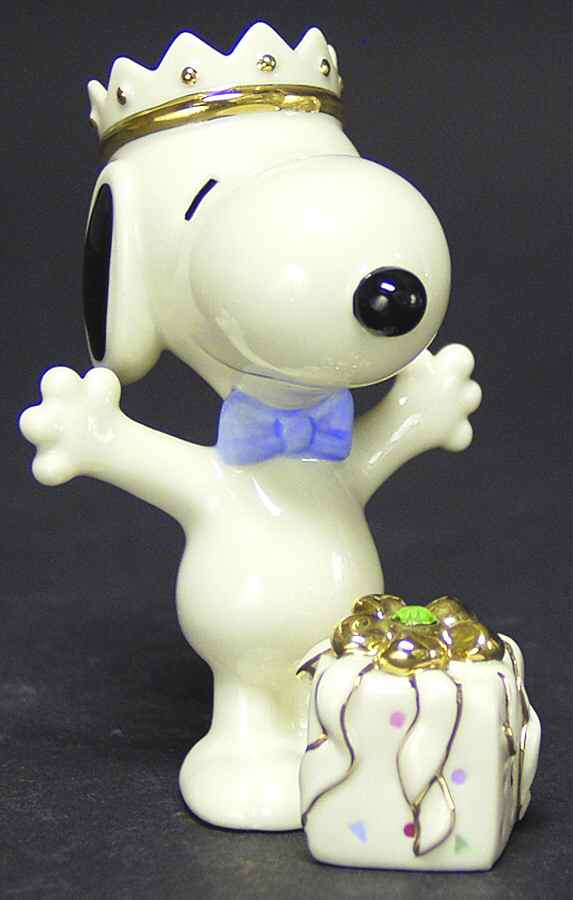 Snoopy's Birthday Surprise August - Boxed by Lenox-1