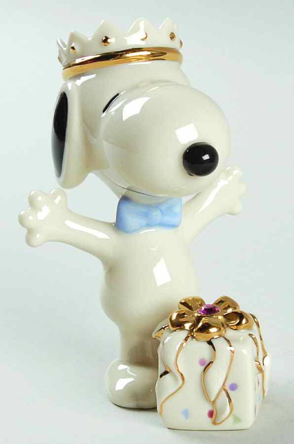 Snoopy's Birthday Surprise October - Boxed by Lenox-1