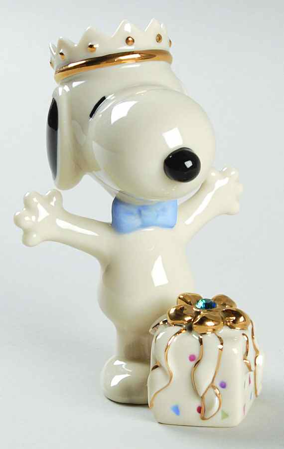 Snoopy's Birthday Surprise December - Boxed by Lenox-1