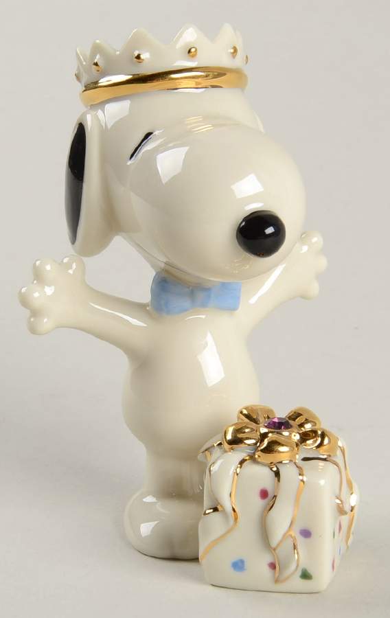 Snoopy's Birthday Surprise February - Boxed by Lenox-1