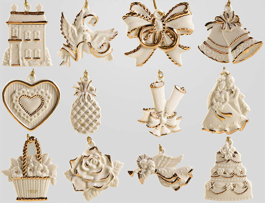 Wedding Wishes Wedding Wishes Set Of 12 - With Box by Lenox-1