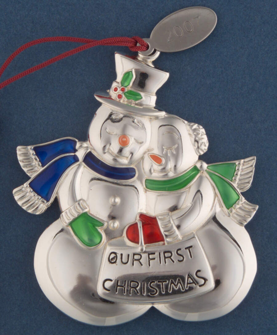 Our First Christmas Snow Couple - No Box by Lenox-1