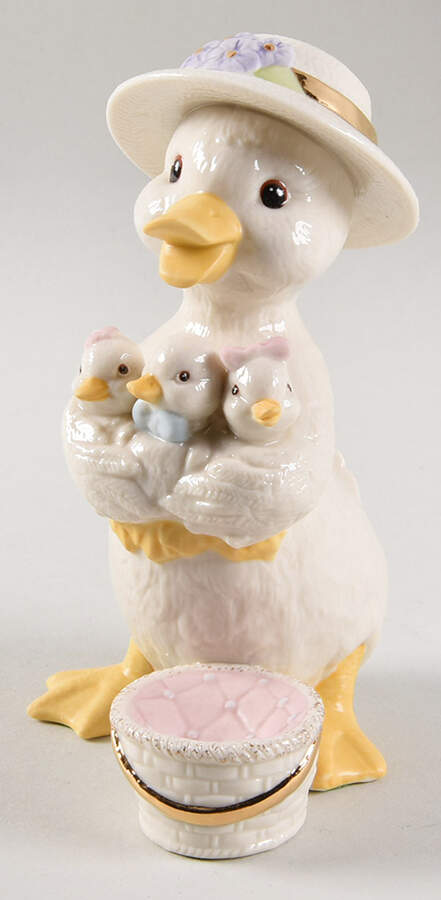 Easter Figurines Happy Easter Hug Duck - No Box by Lenox-1