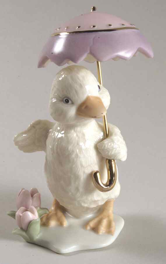 Easter Figurines Easter Showers Duckling - No Box by Lenox-1