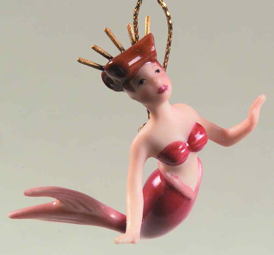 Under the Sea Ornament Tree Sister Mermaid Rust - No Box by Lenox-1