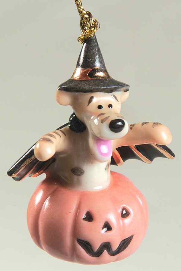 Pooh Trick Or Treat Tree Tigger In Pumpkin - No Box by Lenox-1