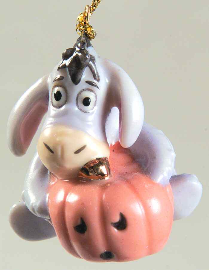 Pooh Trick Or Treat Tree Eeyore With Pumpkin - No Box by Lenox-1