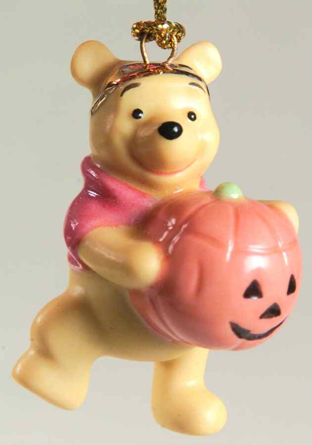 Pooh Trick Or Treat Tree Pooh With Pumpkin - No Box by Lenox-1