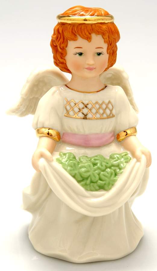 St Patricks Day Figures Shamrock Smiles - Boxed by Lenox-1