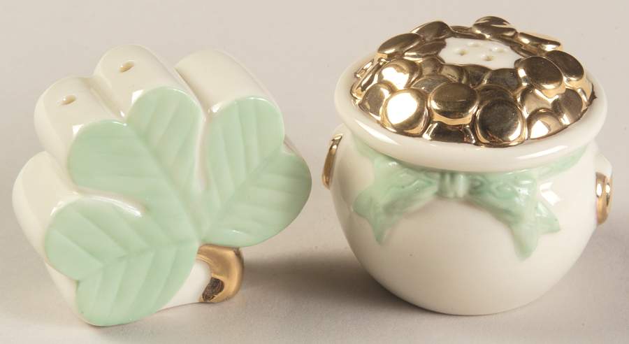 St Patricks Day Figures Irish Salt & Pepper Set - Boxed by Lenox-1