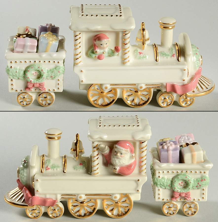 Holiday Traditions Collection Train Engine - No Lettering - No Box by Lenox-1