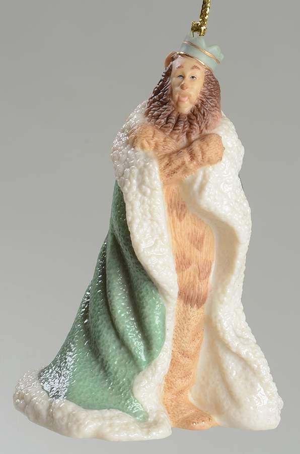 Wizard of Oz Ornaments Cowardly Lion - No Box by Lenox-1