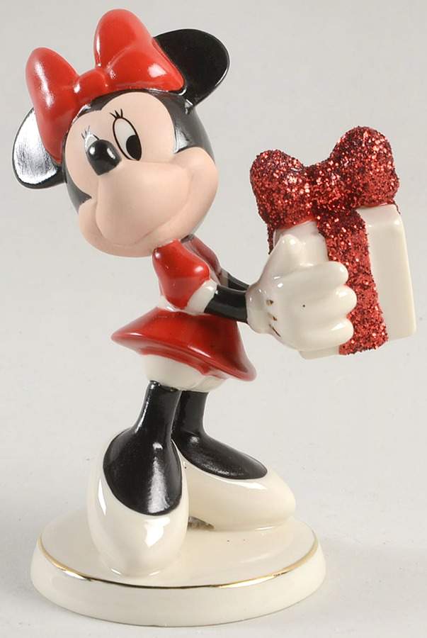 Best Wishes Mickey Wrapped With Love By Minnie - Boxed by Lenox-1