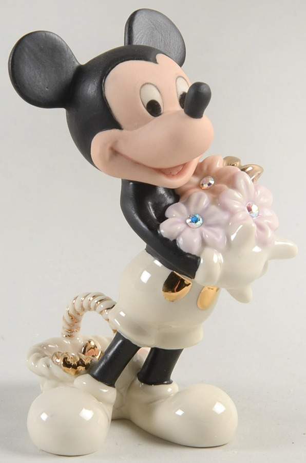 Mickey & Friends Mickey's Flowers For You - Boxed by Lenox-1