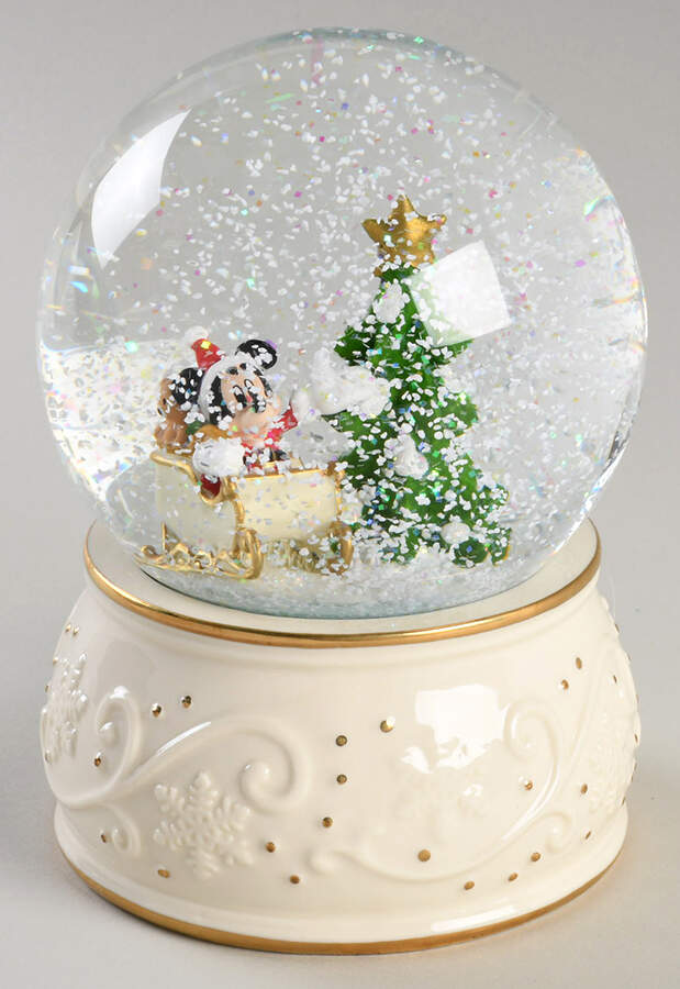 Mickey & Friends Mickey Mouse Snowglobe - Boxed by Lenox-1