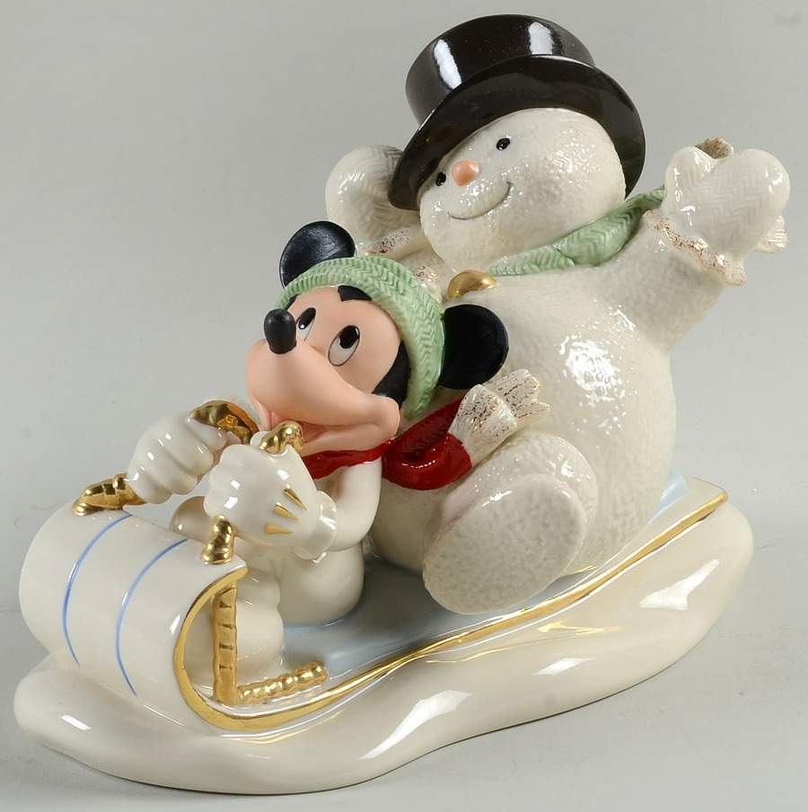 Mickey & Friends Snowy Day With Mickey - With Box by Lenox-1