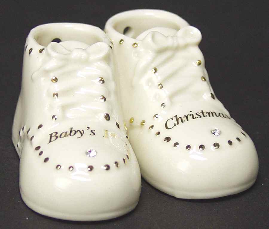 Baby's First Steps Ornaments April - Boxed by Lenox-1