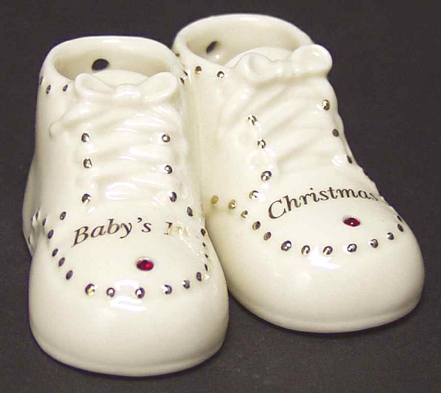 Baby's First Steps Ornaments July - Boxed by Lenox-1
