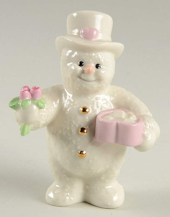 Twelve Months of Snowmen My Snowy Valentine-February - No Box by Lenox-1