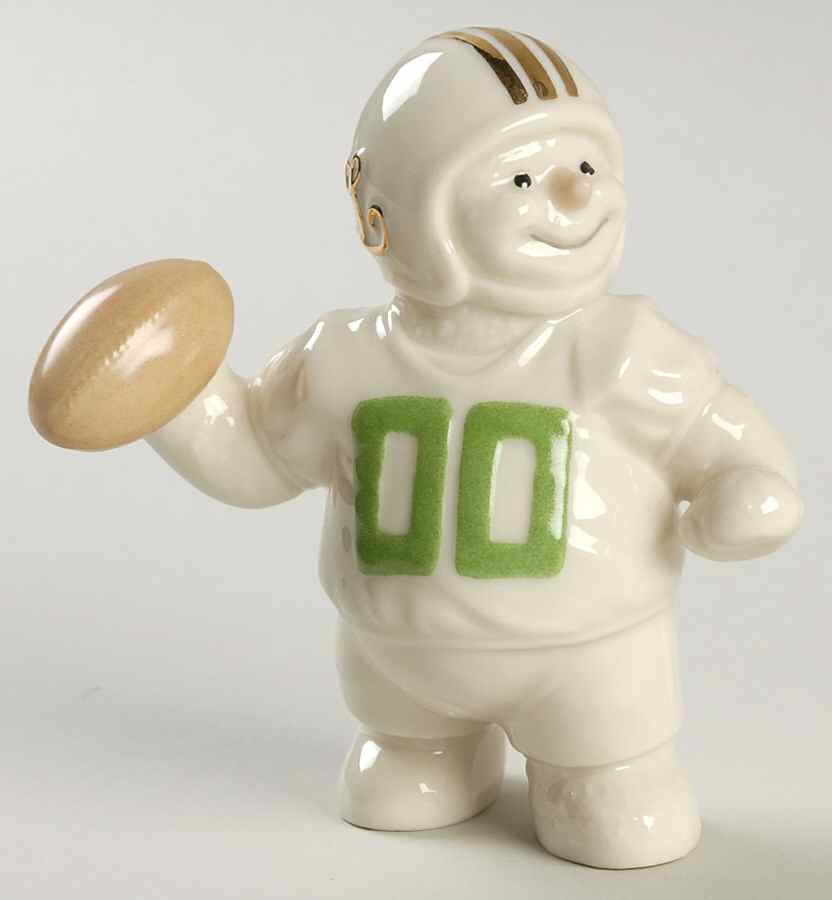 Twelve Months of Snowmen Touchdown Snowman-September - Boxed by Lenox-1