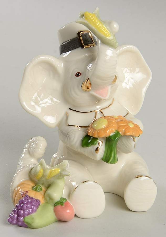 Mini Classic Elephants Pachyderm Pilgrim - Boxed by Lenox-1