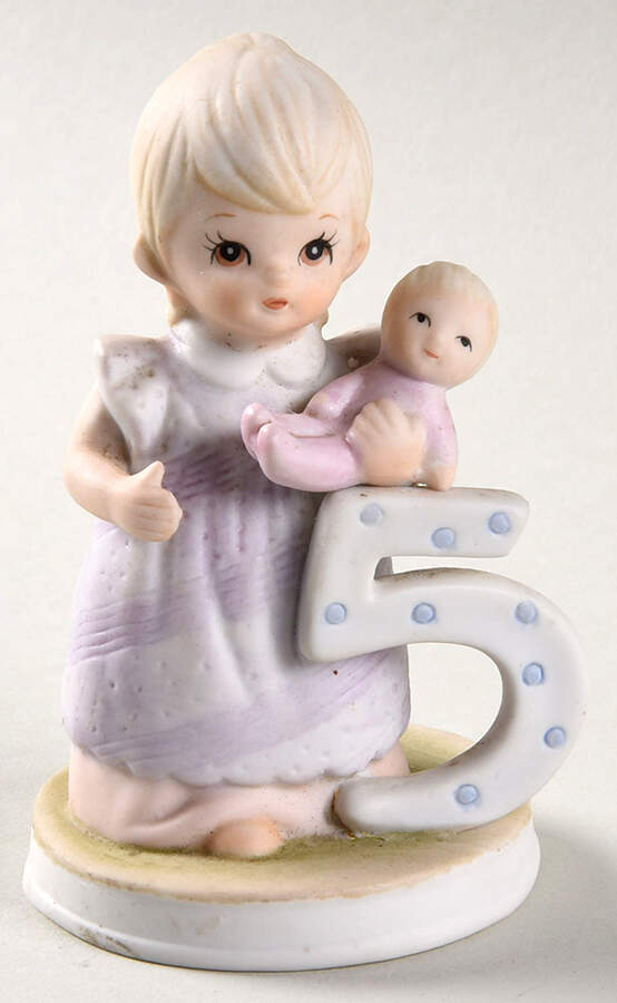 Birthday Girls-The Christopher Collection Five - No Box by Lefton-1