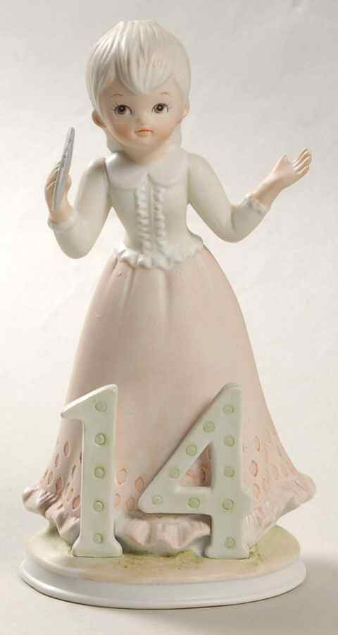 Birthday Girls-The Christopher Collection Fourteen - No Box by Lefton-1