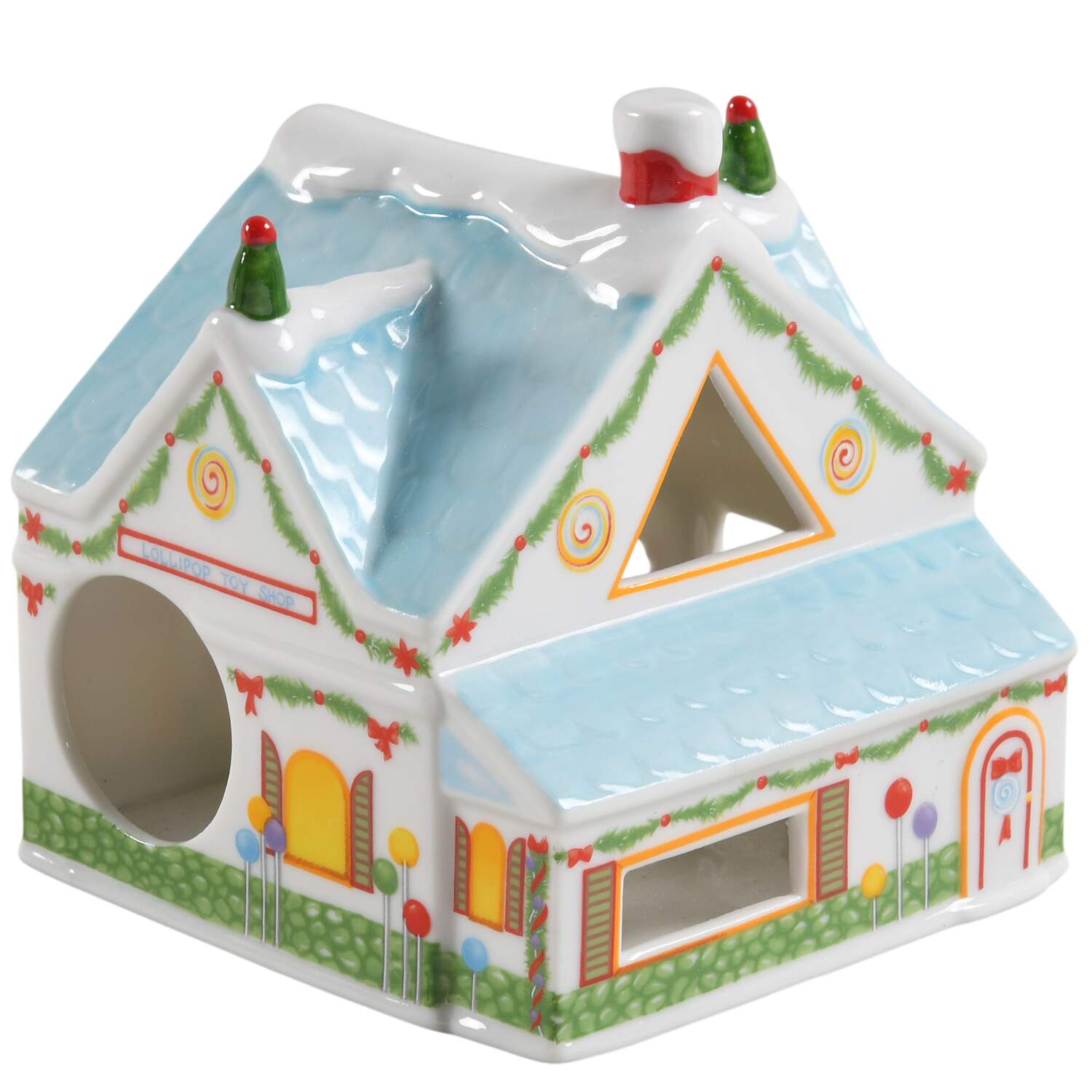 Lights of Christmas Holiday Village Lollipop Toy Shop - Boxed by Lenox-1