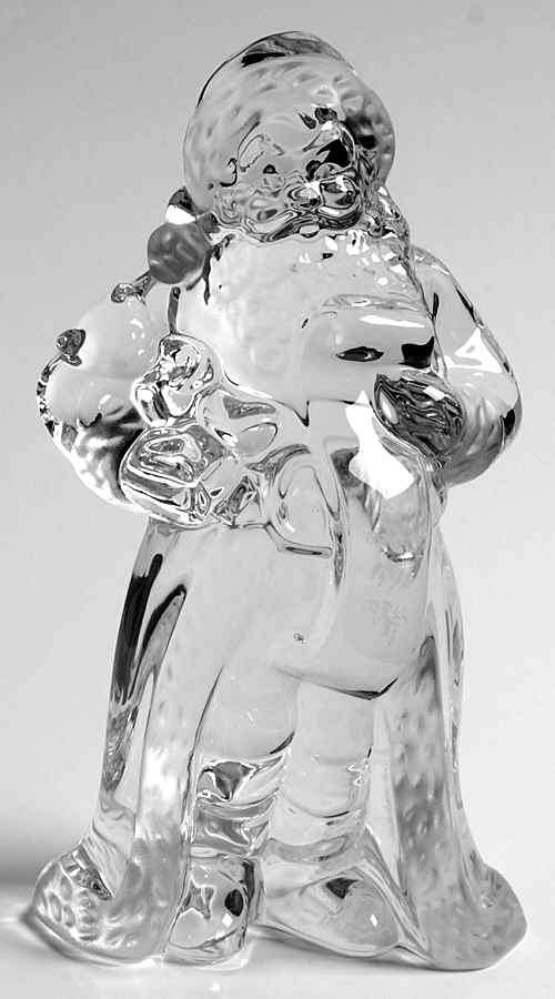 Lenox Crystal Christmas Figurines Crystal Santa - With Box by Lenox-1
