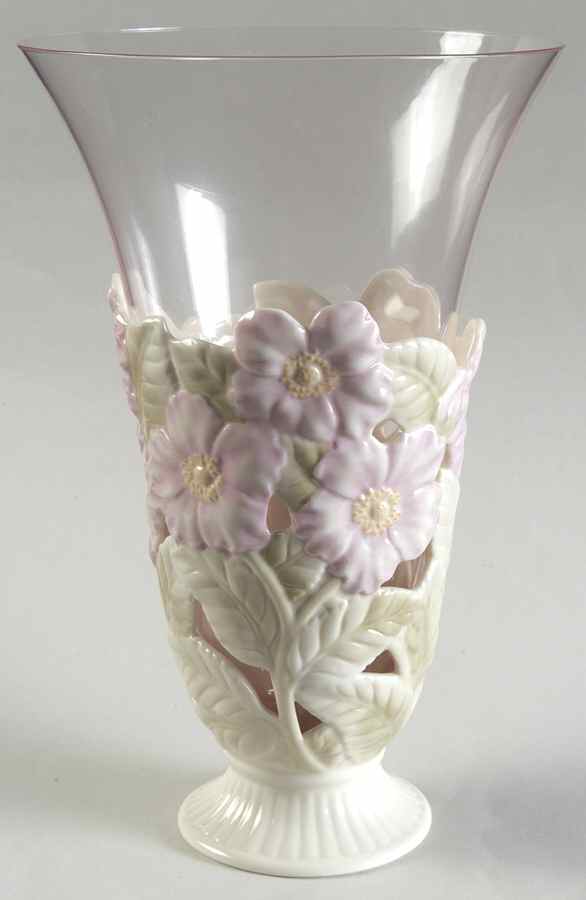 Classic Pierced Garden Vase Wild Rose - Boxed by Lenox-1