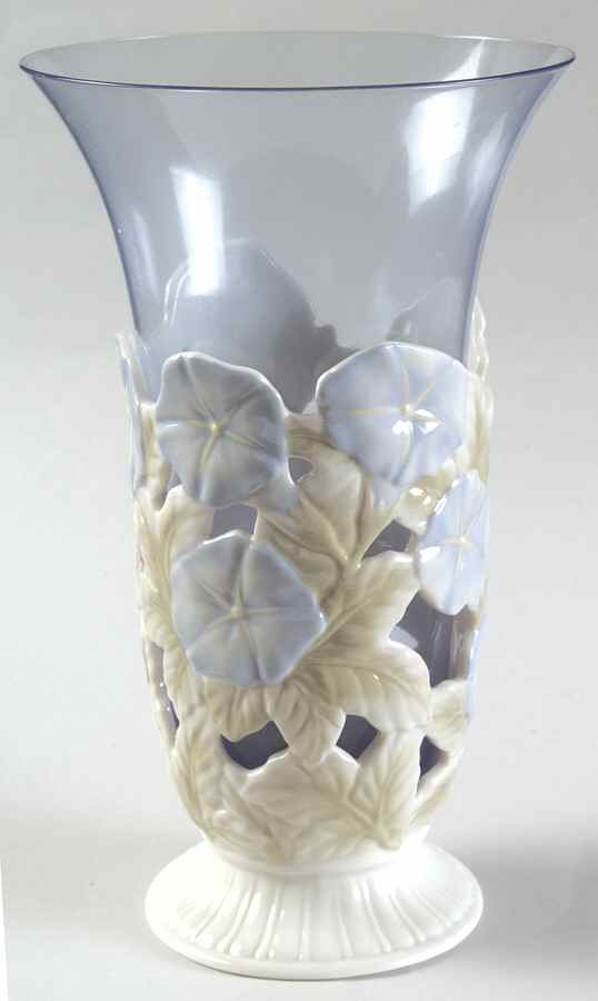 Classic Pierced Garden Vase Morning Glory - Boxed by Lenox-1