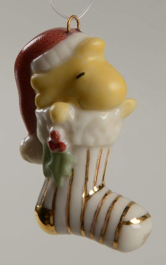 Snoopy and Friends Woodstock In Stocking - No Box by Lenox-1
