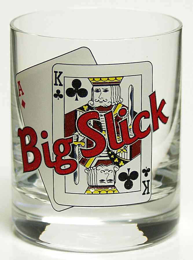 Poker Shot Glass Collection Big Slick - No Box by Lenox-1