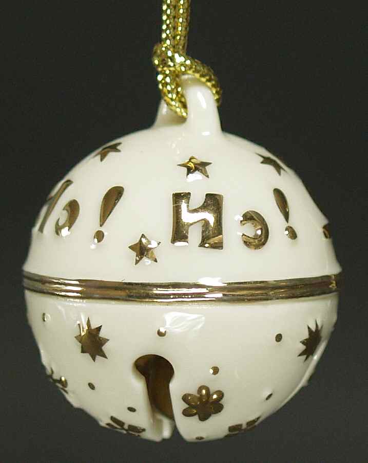 Jingle Bell Wishes Ho Ho Ho - No Box by Lenox-1
