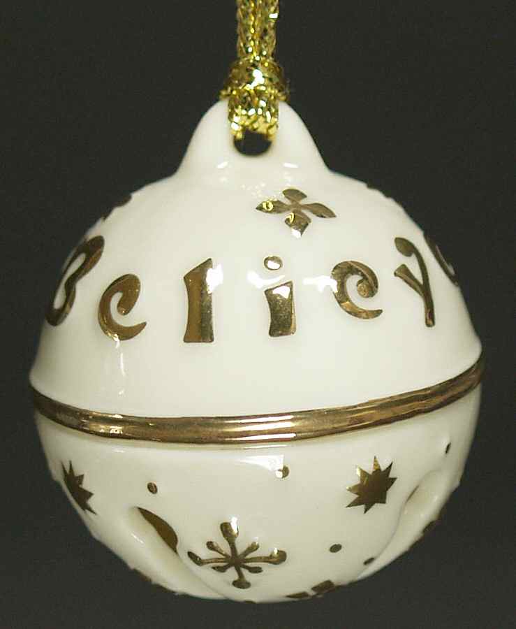 Jingle Bell Wishes Believe - No Box by Lenox-1