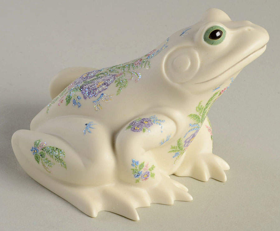 Rhyn Rivet Figurines Beside The Brook-Frog - No Box by Lenox-1