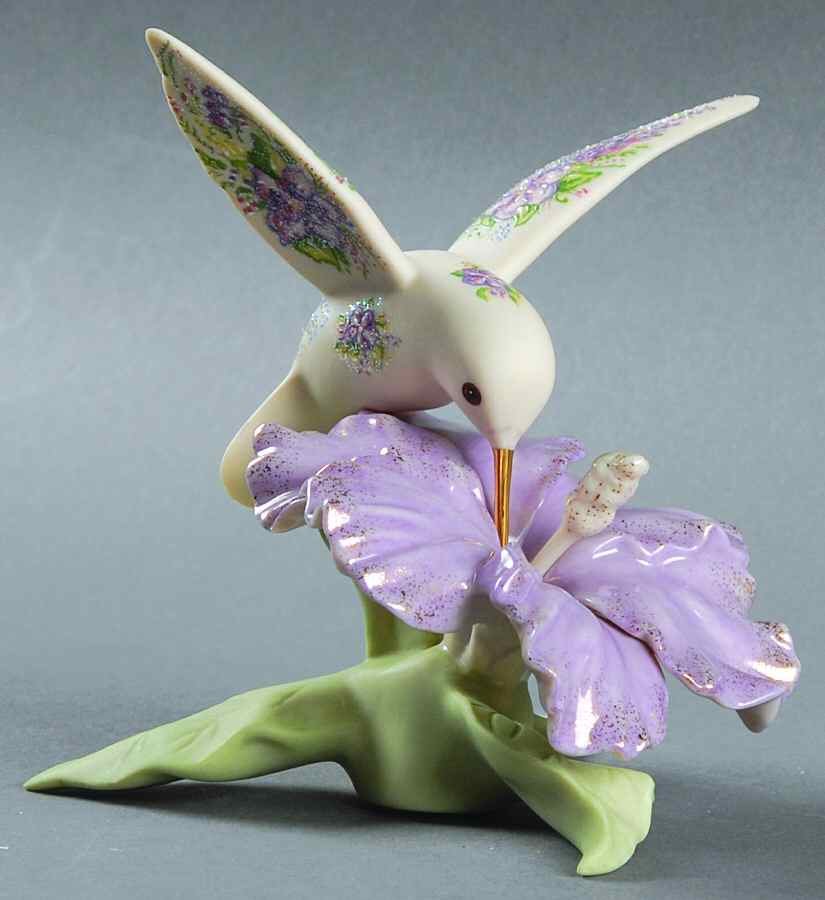 Rhyn Rivet Figurines Sweet Nectar-Hummingbird - Boxed by Lenox-1