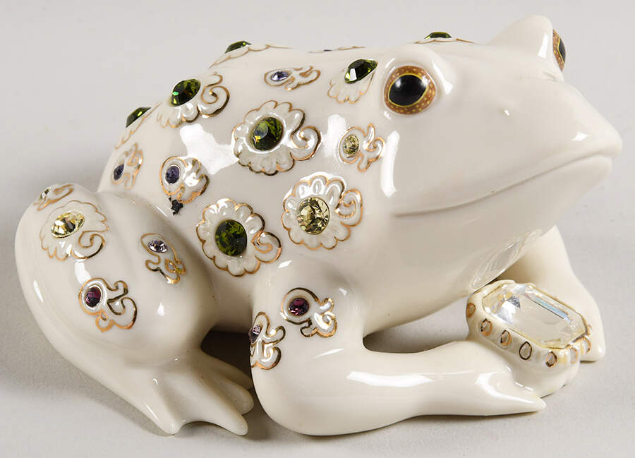 Woodland Jewels Prince Of Jewels-Frog - No Box by Lenox-1