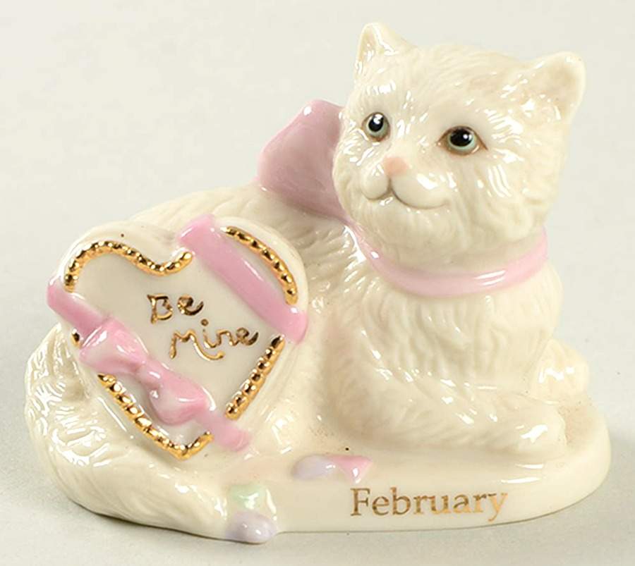Playful Kittens Perpetual Calendar February - No Box by Lenox-1