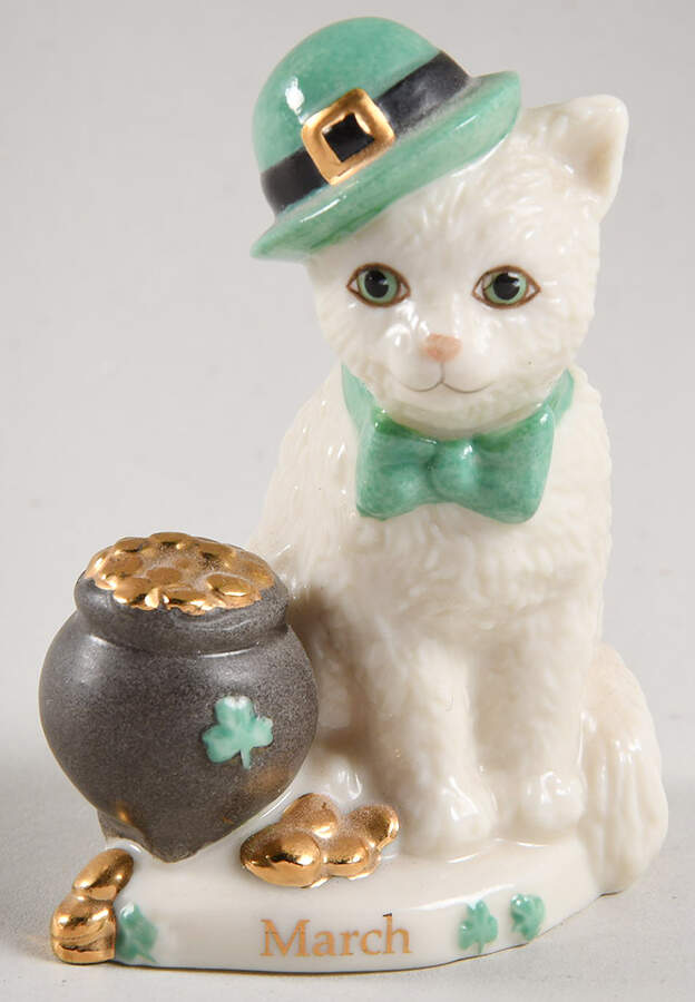 Playful Kittens Perpetual Calendar March - Boxed by Lenox-1