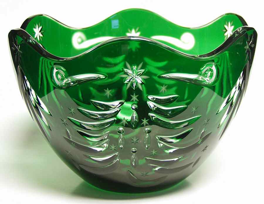 Cased Crystal Christmas Tree Bowl Cased Crystal Christmas Tree Bowl - No Box by Lenox-1