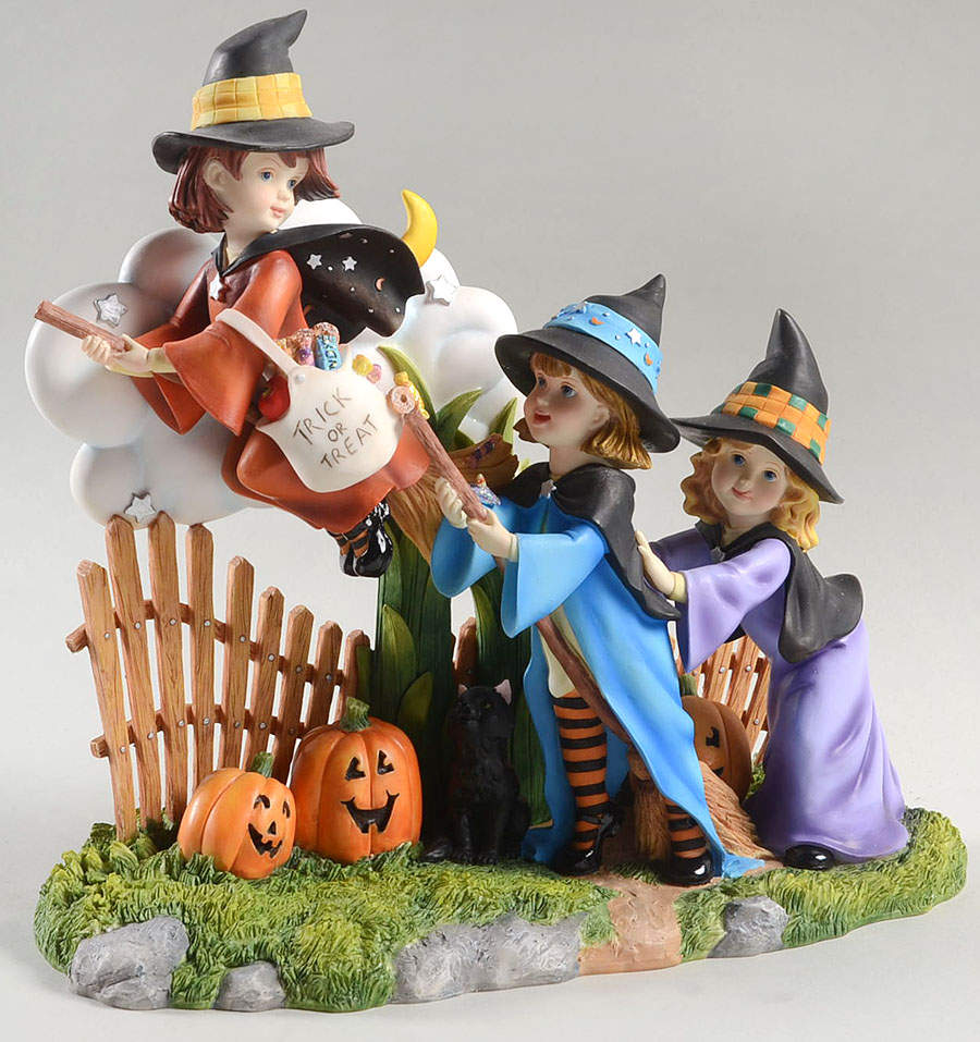 Halloween Figurines The Broomstick Brigade - Boxed by Lenox-1