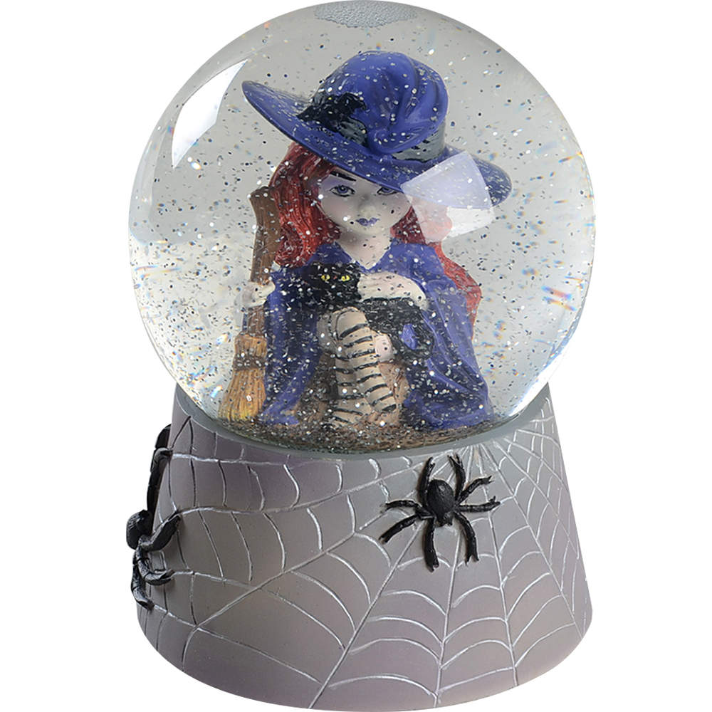 Halloween Figurines Winnie The Witch Waterglobe-Resin - No Box by Lenox-1